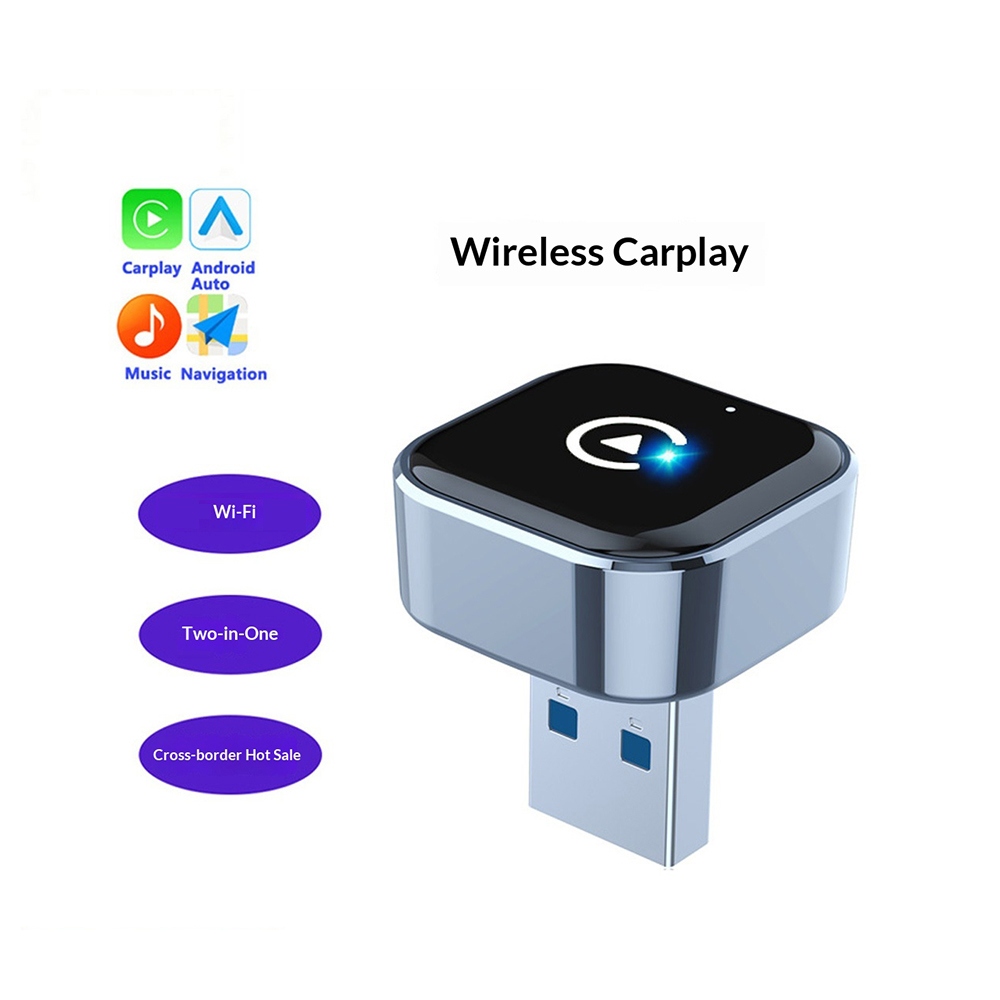 K16C mini adaptér bezdrátový CarPlay a Android Auto USB-A