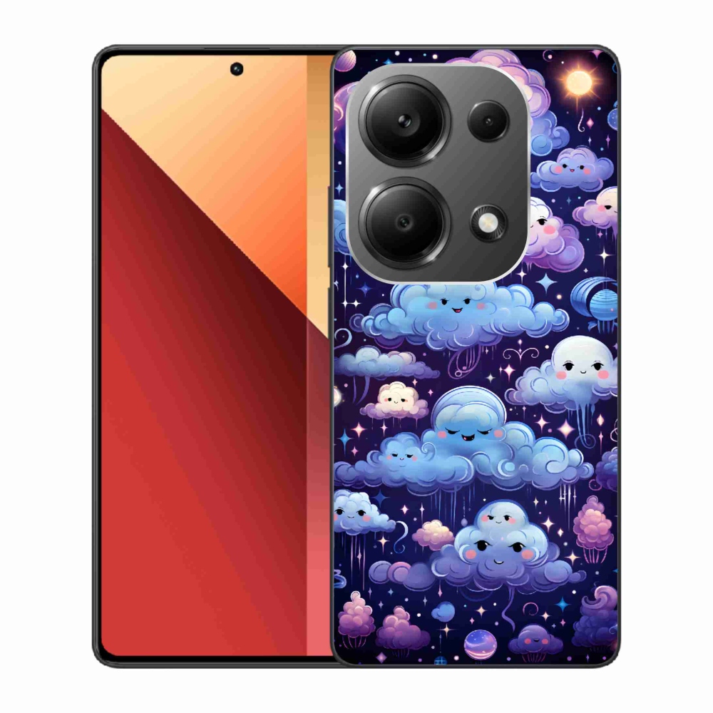 Gelový kryt mmCase na Xiaomi Redmi Note 13 Pro 4G/Poco M6 Pro - mráčky
