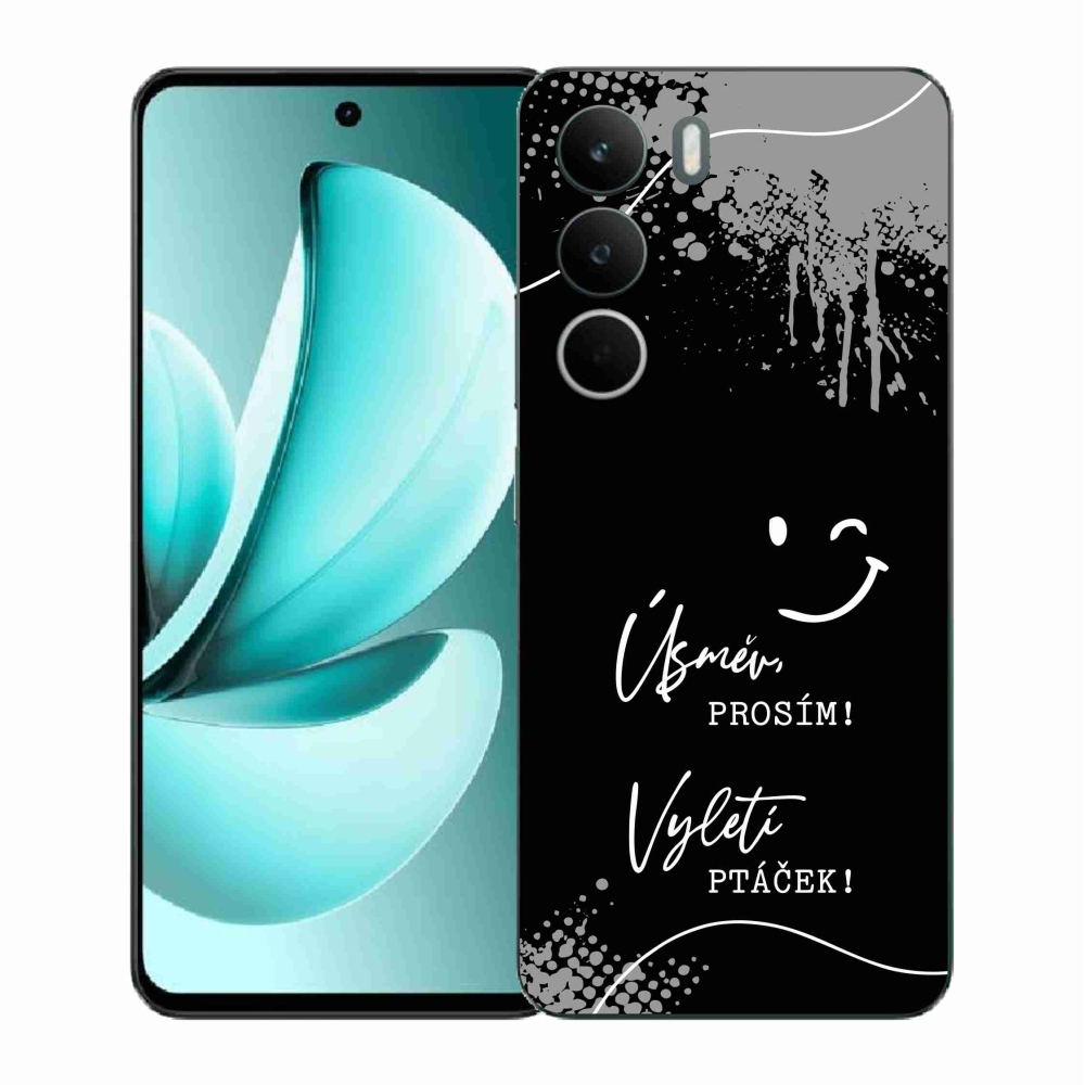 Gelový kryt mmCase na Realme C71 - vtipný text 4 černé pozadí
