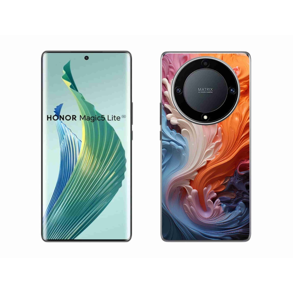 Gelový kryt mmCase na Honor Magic 5 Lite 5G - abstraktní motiv 8