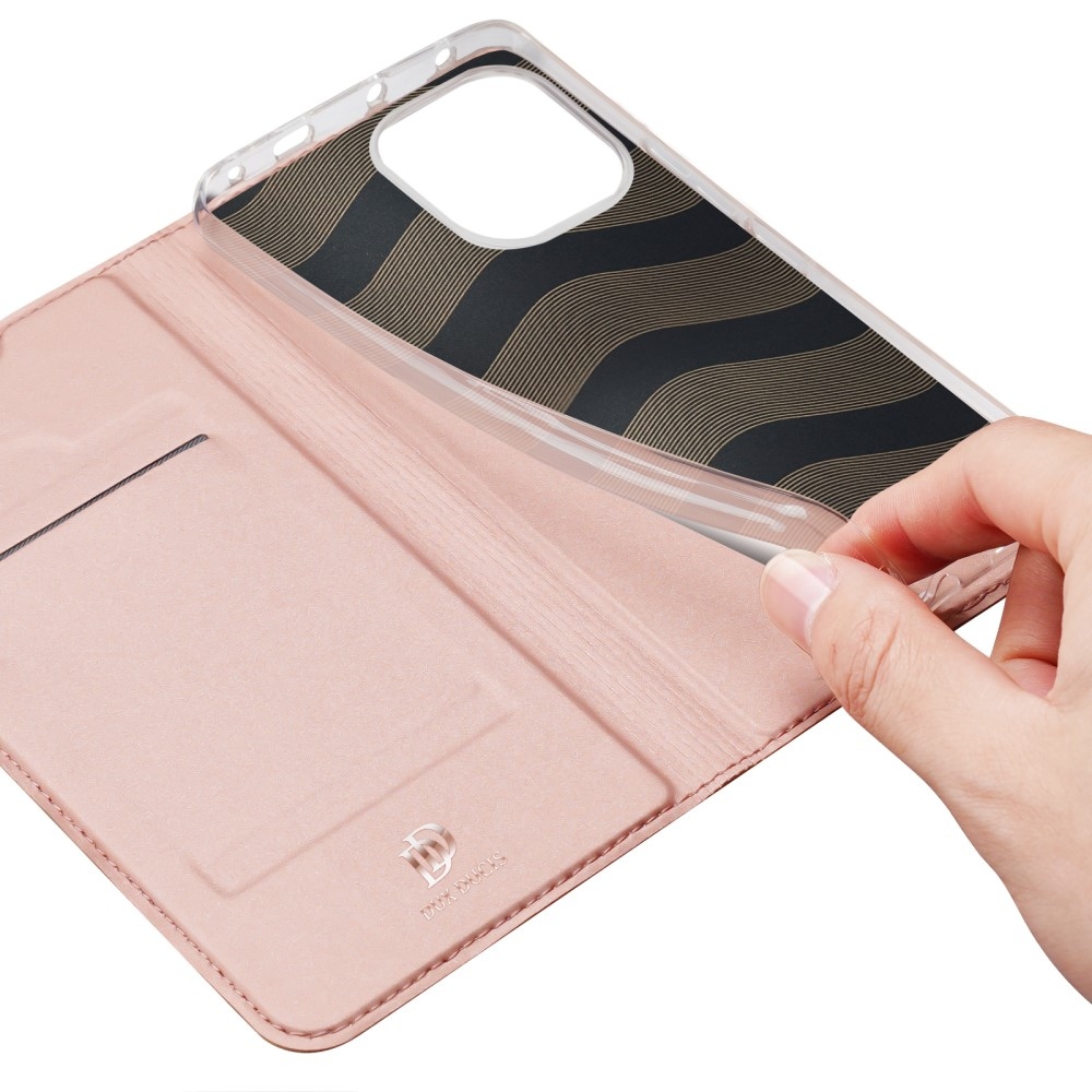 DUX knížkové pouzdro na Xiaomi Redmi Note 14 - růžovozlaté