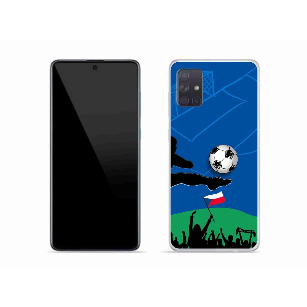 Gelový kryt mmCase na Samsung Galaxy A51 - fanoušci fotbalu
