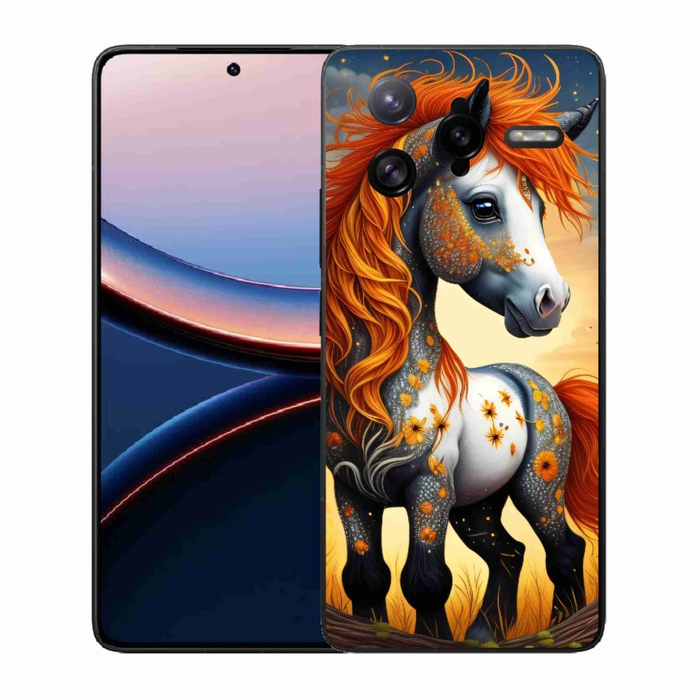 Gelový kryt mmCase na Xiaomi Poco F7 Ultra - barevný poník