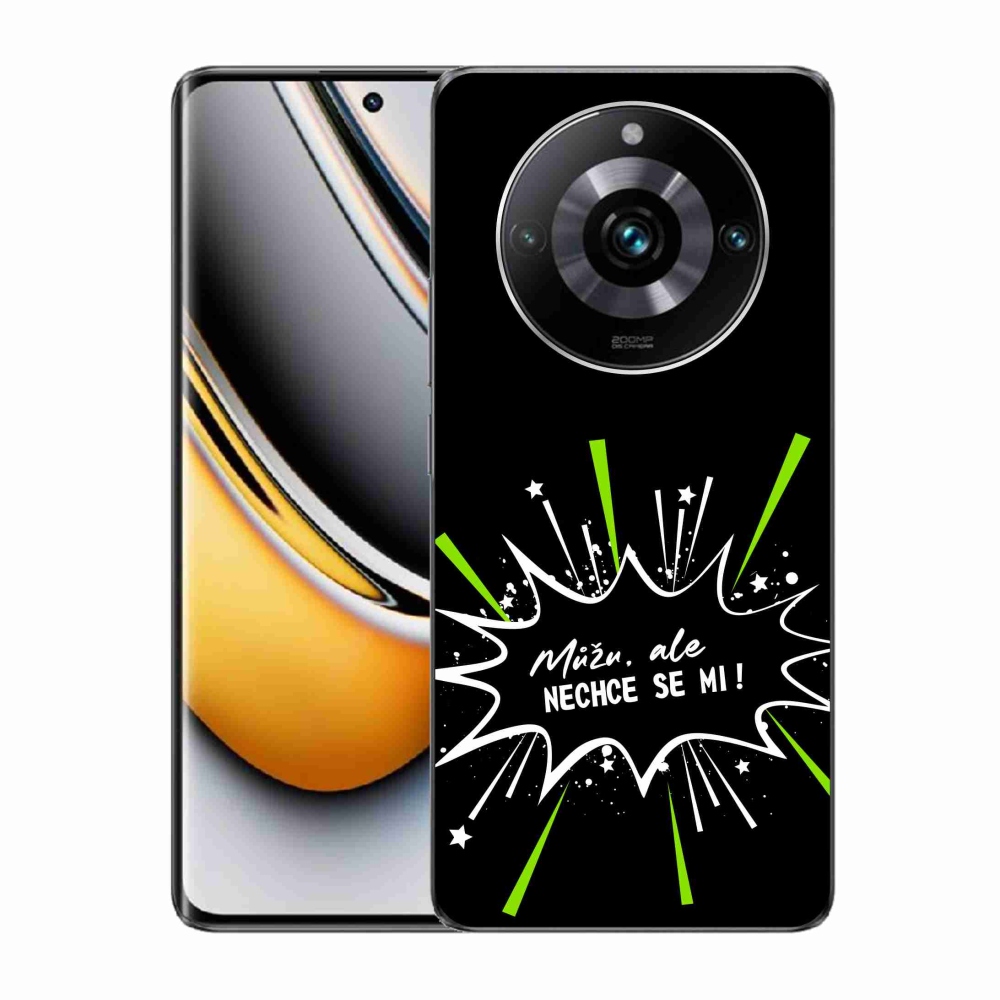 Gelový kryt mmCase na Realme 11 Pro/11 Pro+ - vtipný text 11 černé pozadí