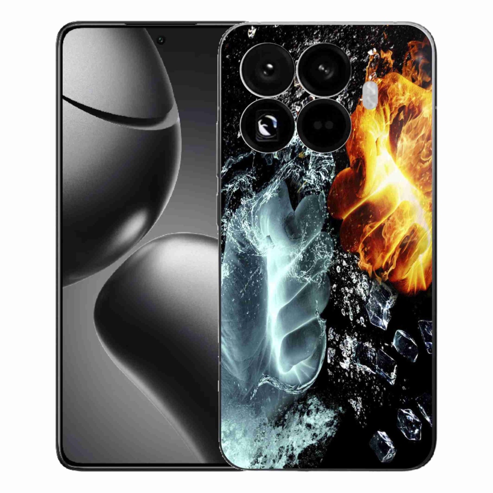 Gelový kryt mmCase na Xiaomi 15T Pro - voda a oheň