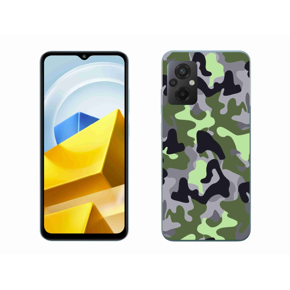 Gelový kryt mmCase na Xiaomi Poco M5 4G - maskáčový vzor 7