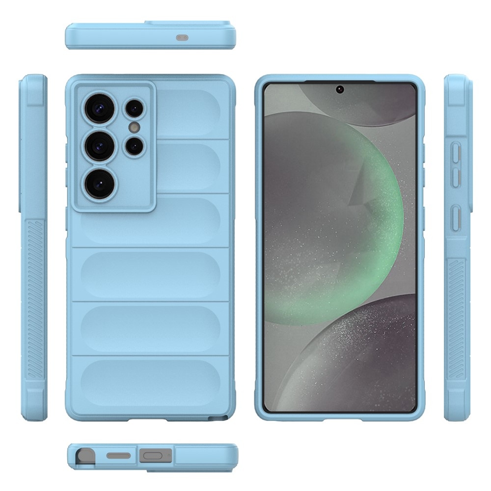 Rugg odolný gelový obal na Samsung Galaxy S25 Ultra - světlemodrý