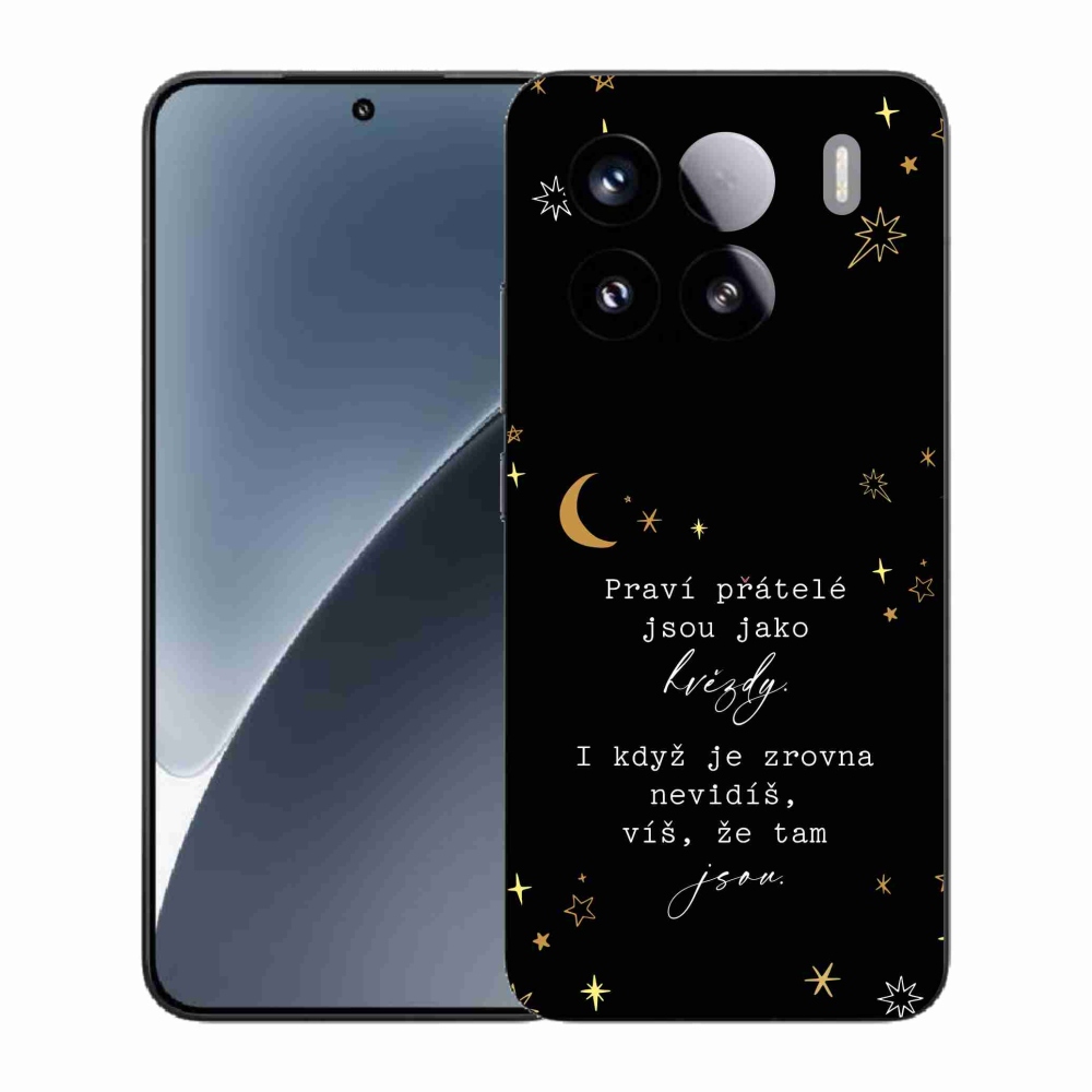 Gelový kryt mmCase na Xiaomi 15 - citát 6 černé pozadí