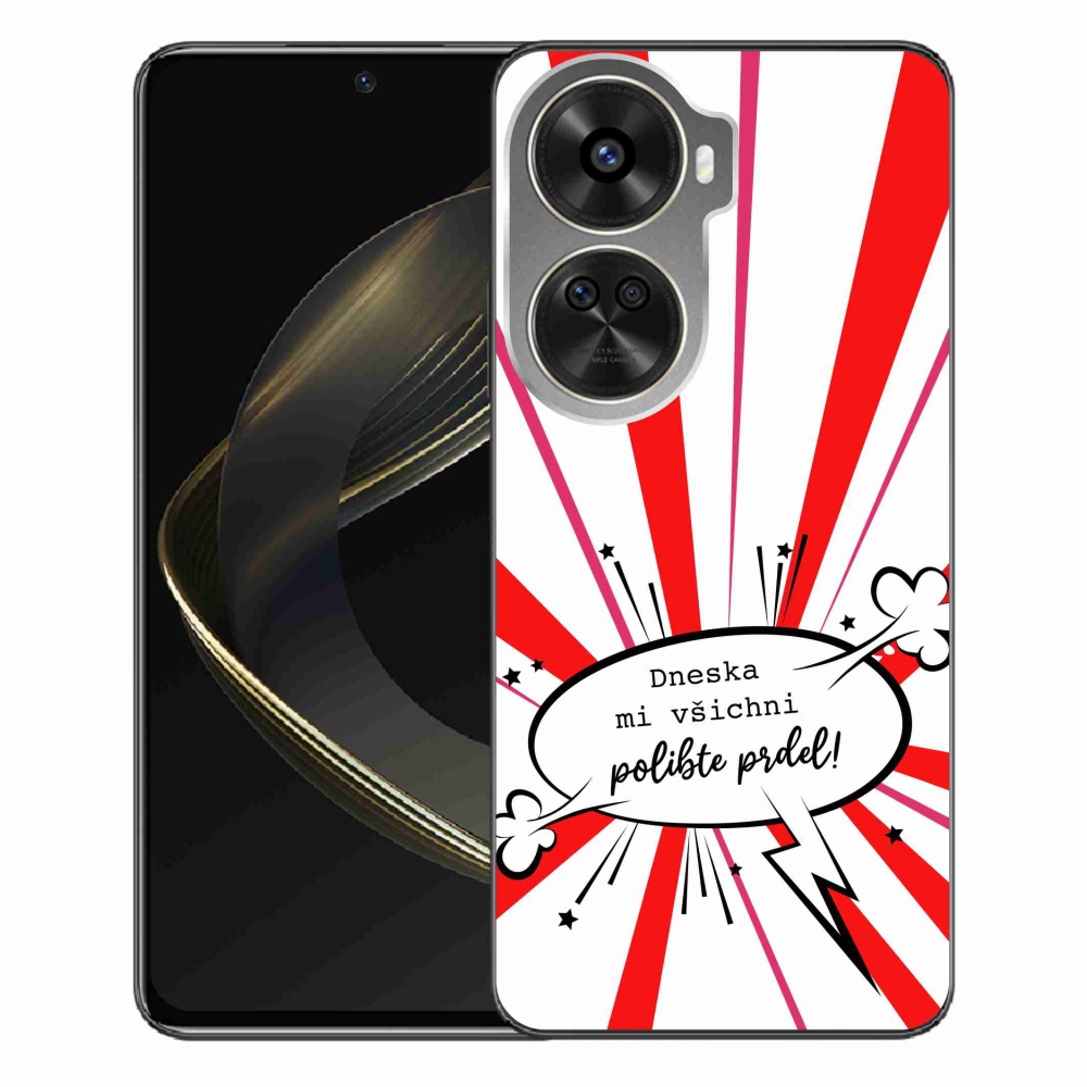 Gelový kryt mmCase na Huawei Nova 12 SE - vtipný text 15 bílé pozadí