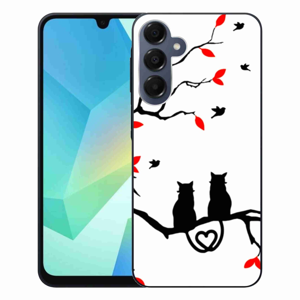 Gelový kryt mmCase na Samsung Galaxy A16 4G/5G - kočičí láska