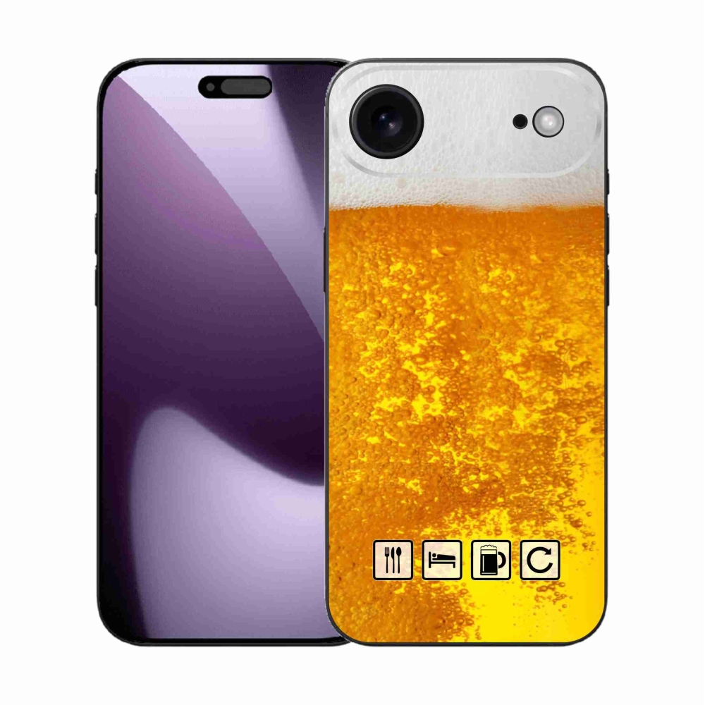 Gelový kryt mmCase na iPhone 17 Air - pivní motiv 3