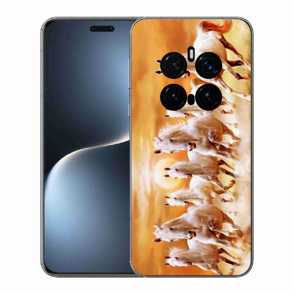 Gelový kryt mmCase na Honor Magic 7 Pro 5G - koně 2