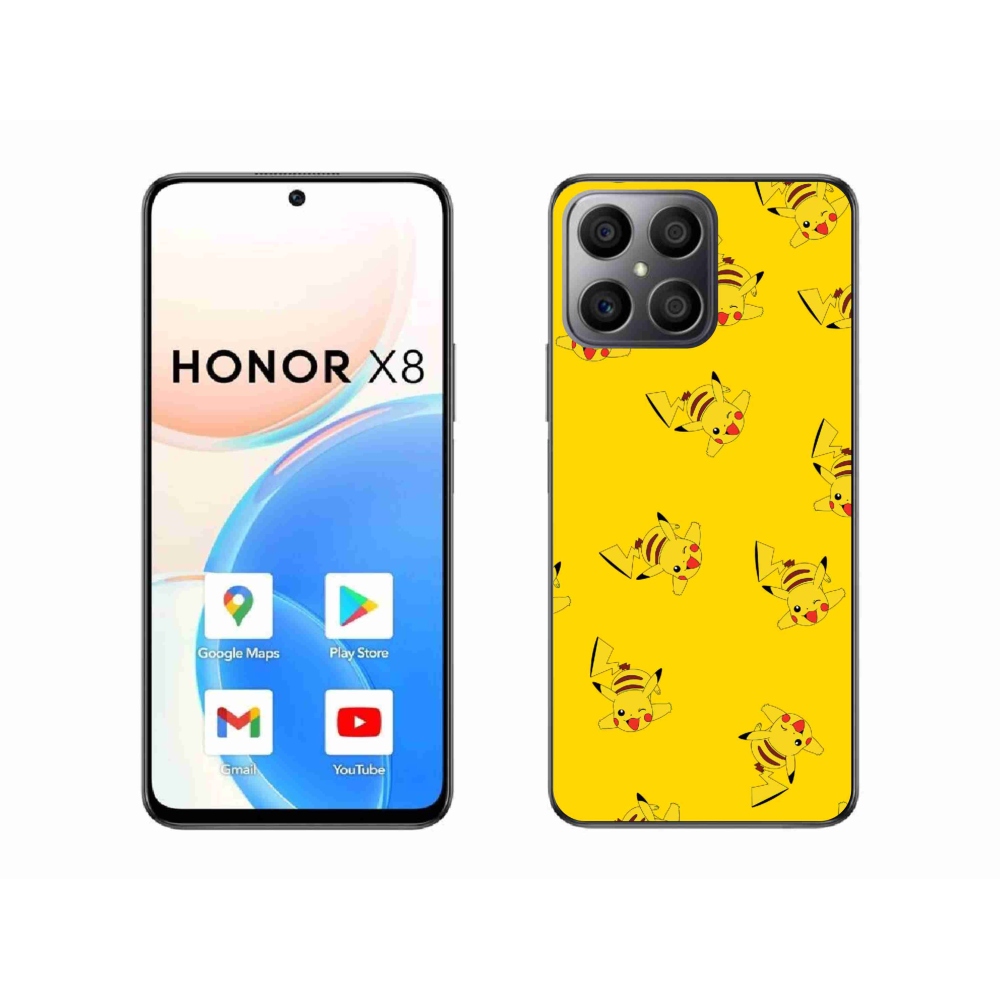 Gelový kryt mmCase na Honor X8 - pikachu