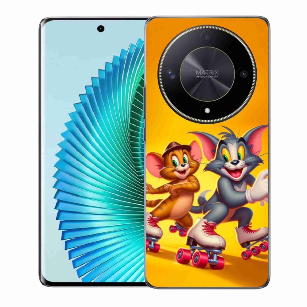 Gelový kryt mmCase na Honor Magic 6 Lite 5G - tom a jerry