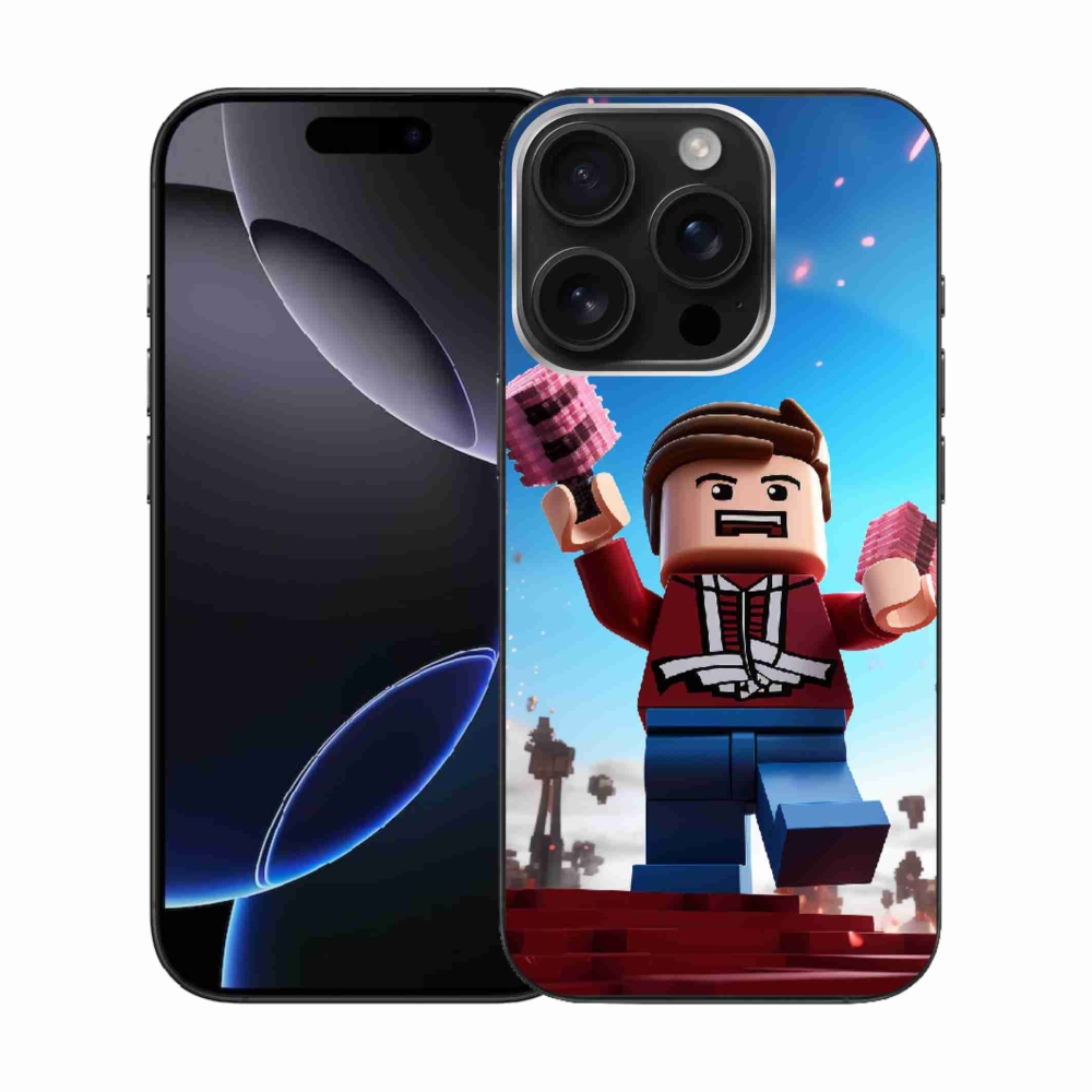 Gelový kryt mmCase na iPhone 16 Pro - roblox 2