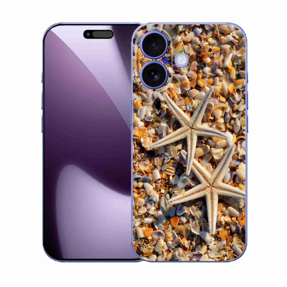 Gelový kryt mmCase na iPhone 17 - mořské hvězdice