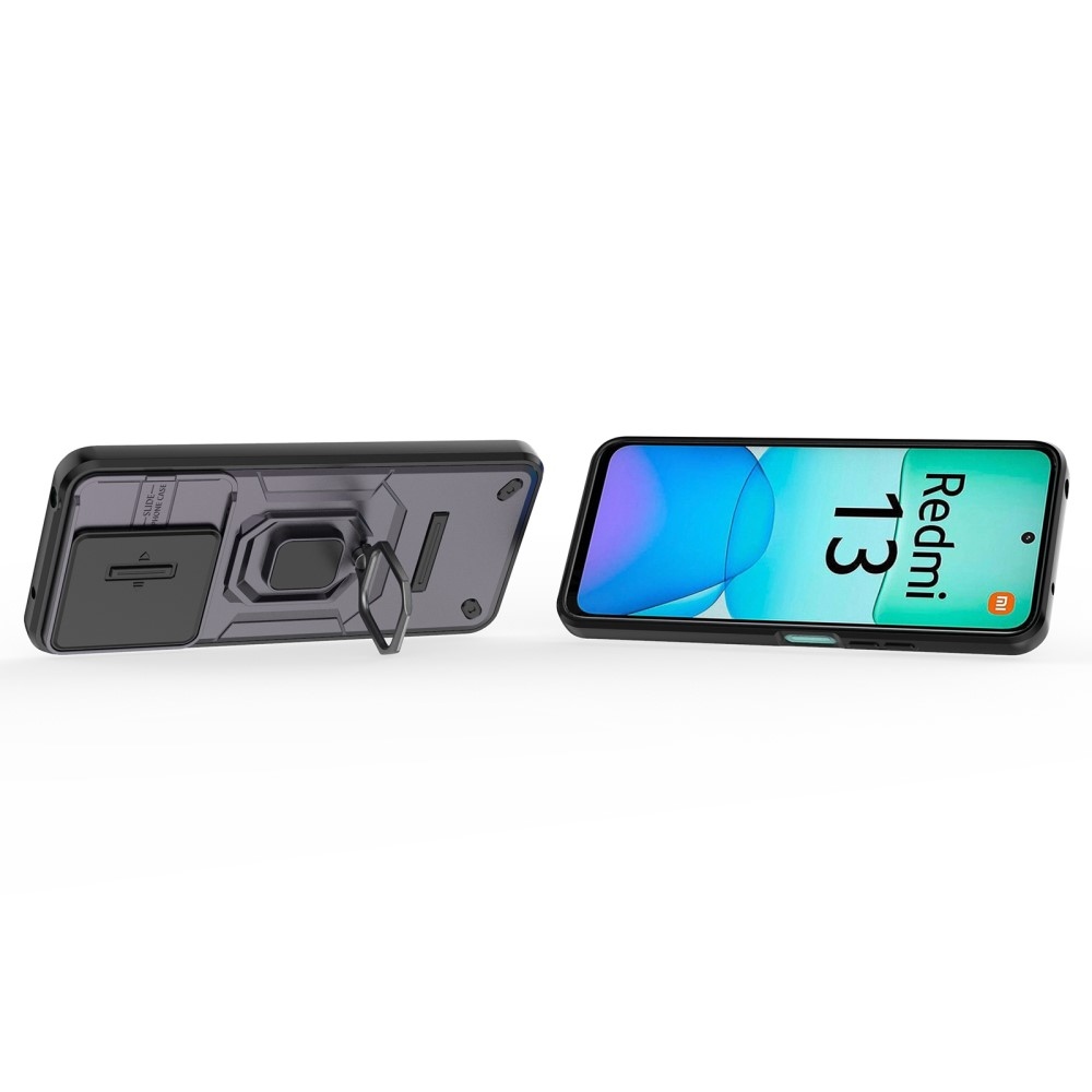Lens odolný hybridní kryt na Xiaomi Redmi 13 4G/Poco M6 4G - fialový