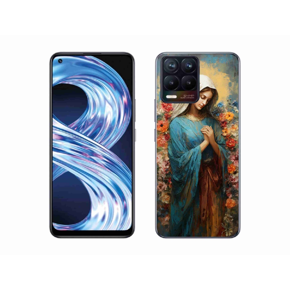 Gelový kryt mmCase na Realme 8 Pro - svatá žena