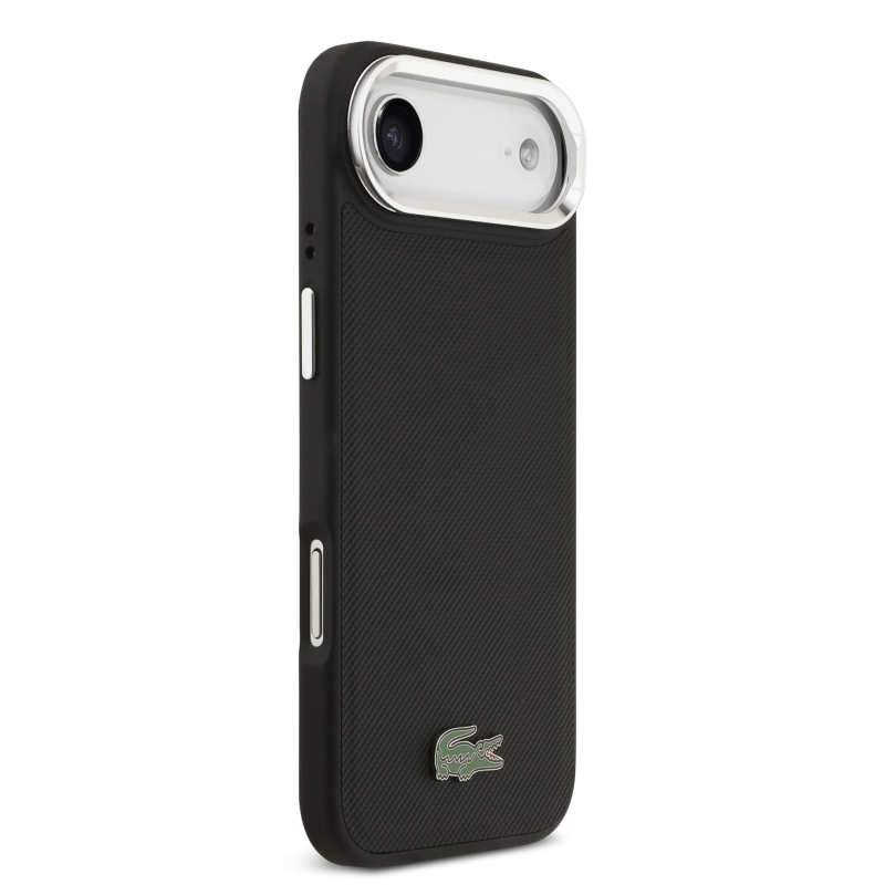 Lacoste Iconic Petit Pique Camera Stand MagSafe Zadní Kryt pro iPhone Air Black