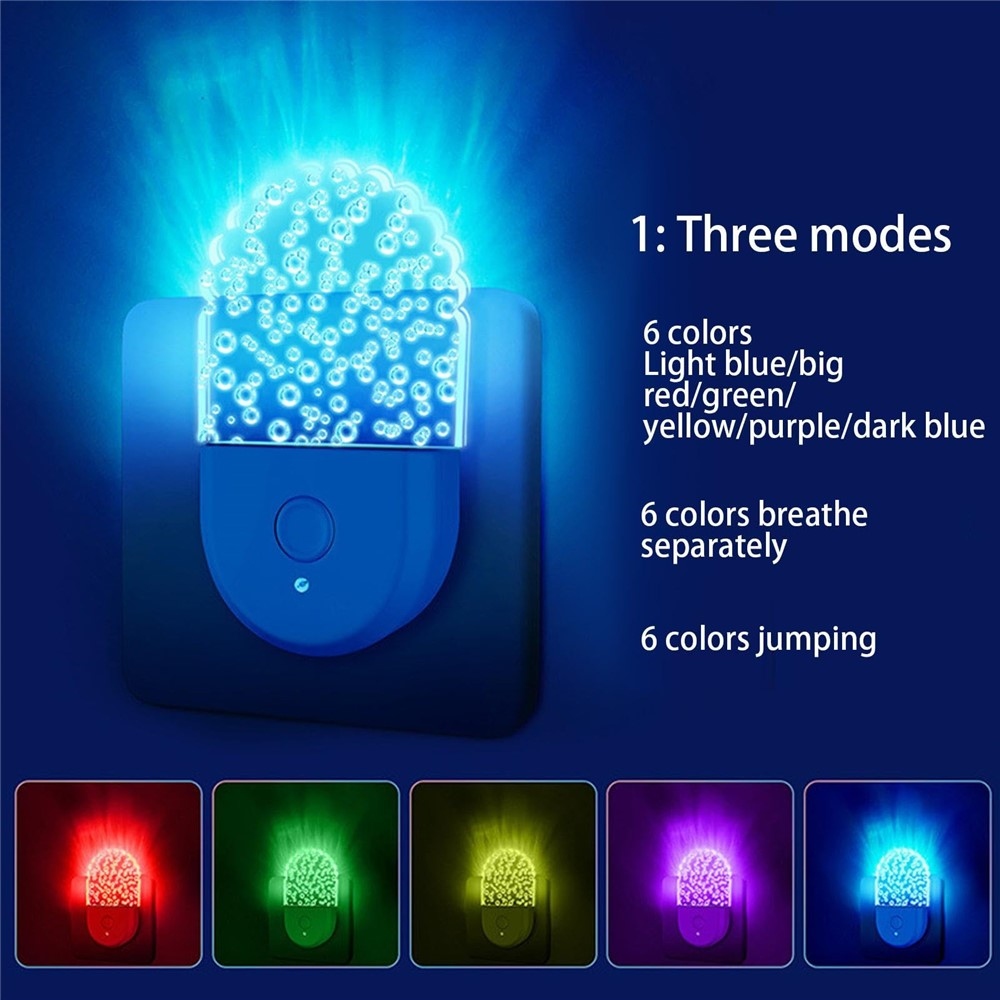 Dětské noční LED světlo do zásuvky se senzorem - květina a motýl