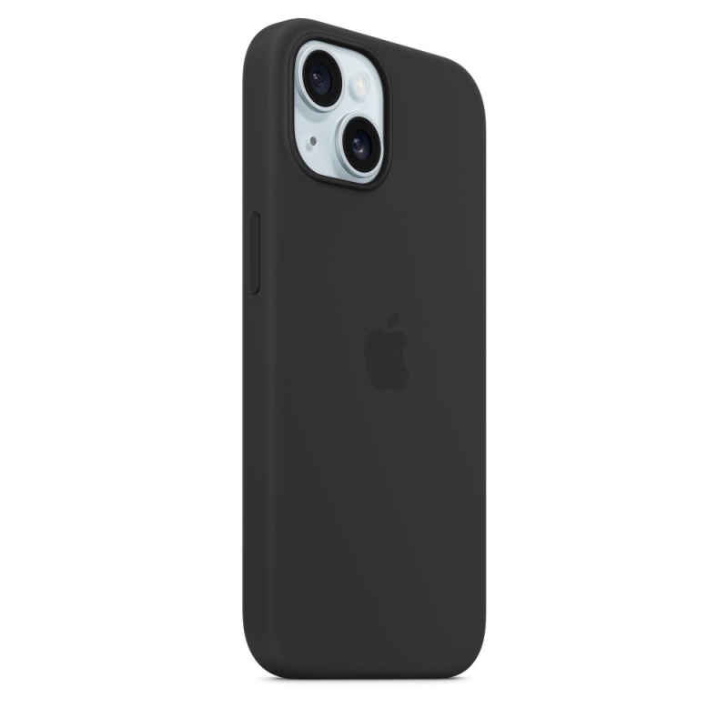 MXPD3ZM/A Apple Silikonový Kryt vč. Magsafe pro iPhone 15 Black