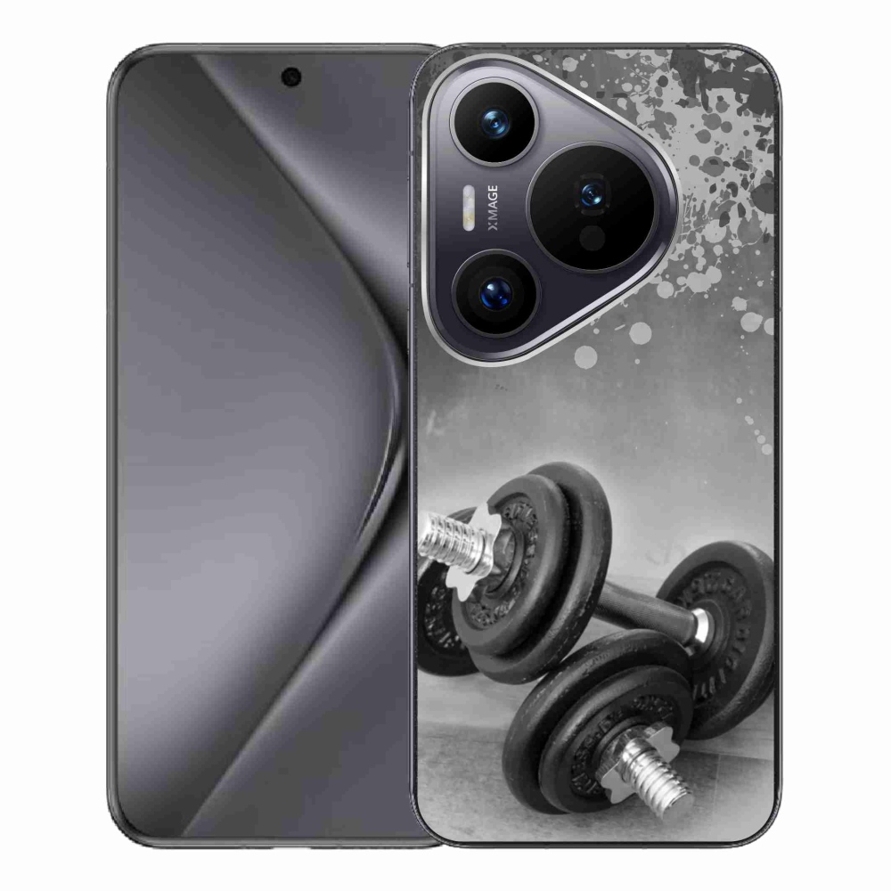 Gelový kryt mmCase na Huawei Pura 70 Pro - činky 1