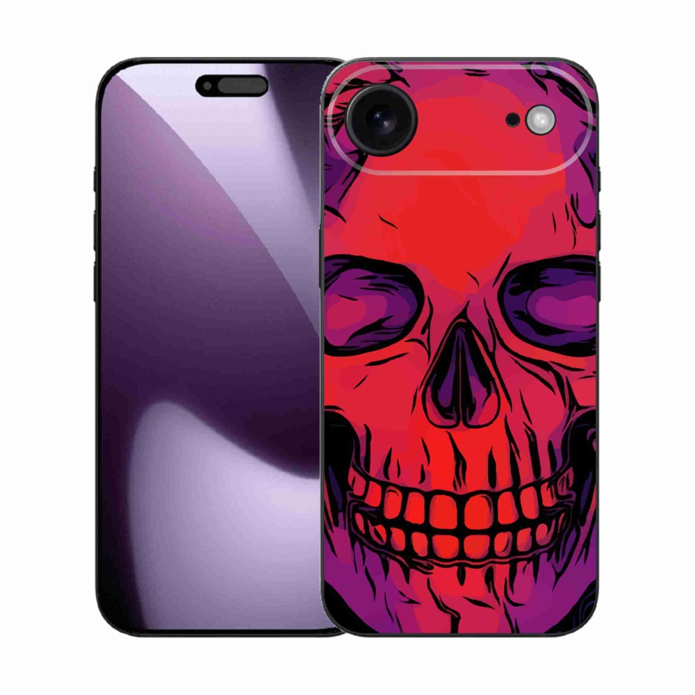 Gelový kryt mmCase na iPhone 17 Air - lebka