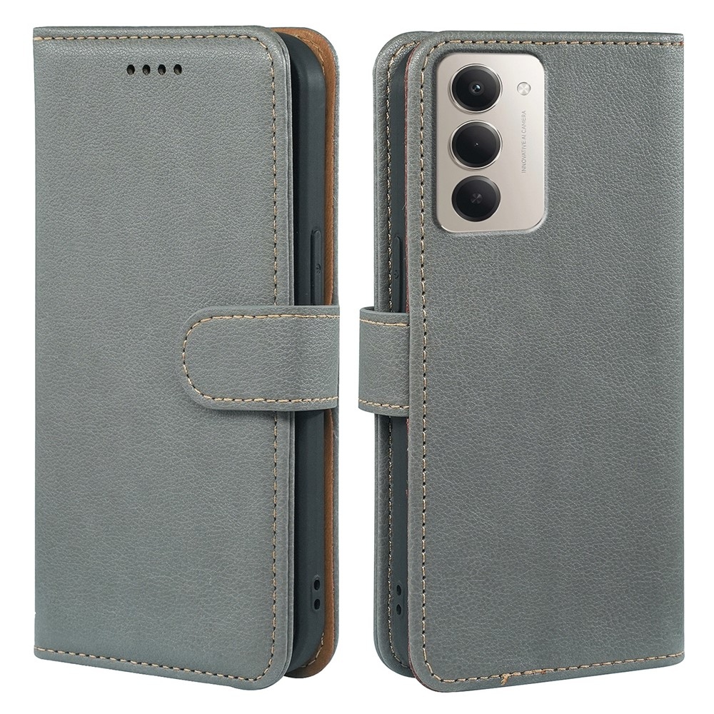 Clasp knížkové pouzdro na Xiaomi Redmi 15 5G - šedé