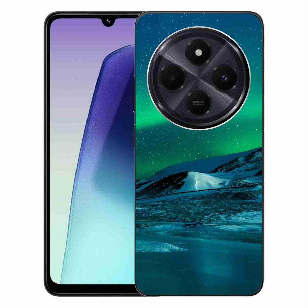 Gelový kryt mmCase na Xiaomi Redmi 14C/Poco C75 - polární záře
