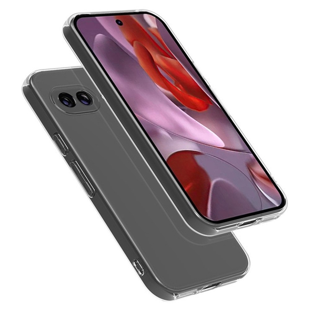 Průhledný gelový obal na Google Pixel 9a - průhledný