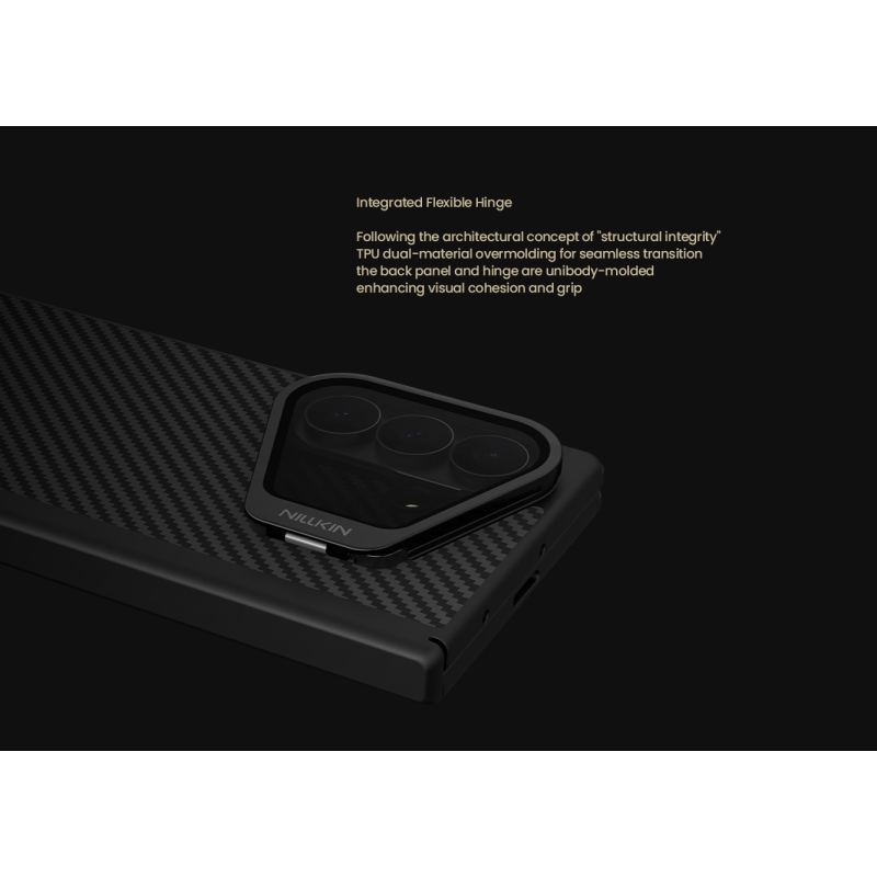Nillkin CarboProp Aramid Magnetic Zadní Kryt pro Samsung Galaxy Z Fold 8 Ultra Black