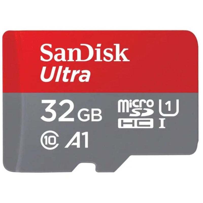 Vysokorychlostní paměťová karta SanDisk Ultra microSDHC 32 GB 120 MB/s A1 Class 10 UHS-I, Android včetně SD adaptéru