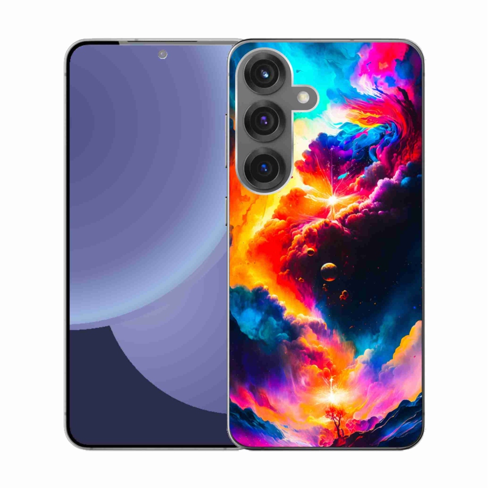 Gelový kryt mmCase na Samsung Galaxy S25 - abstraktní motiv