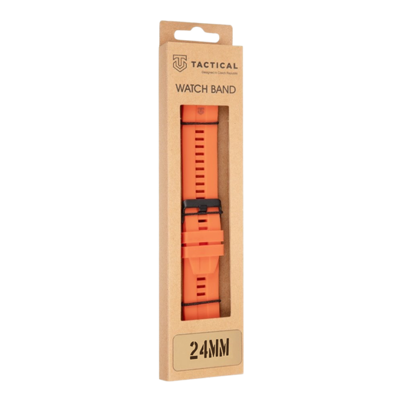Tactical Quick Release Silikonový Řemínek 24mm Orange