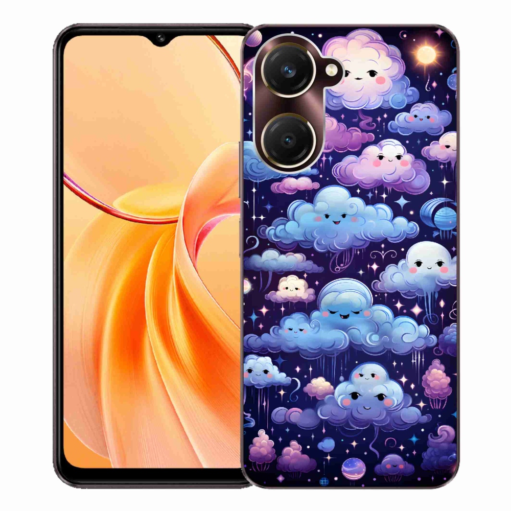 Gelový kryt mmCase na Vivo Y28s 5G - mráčky