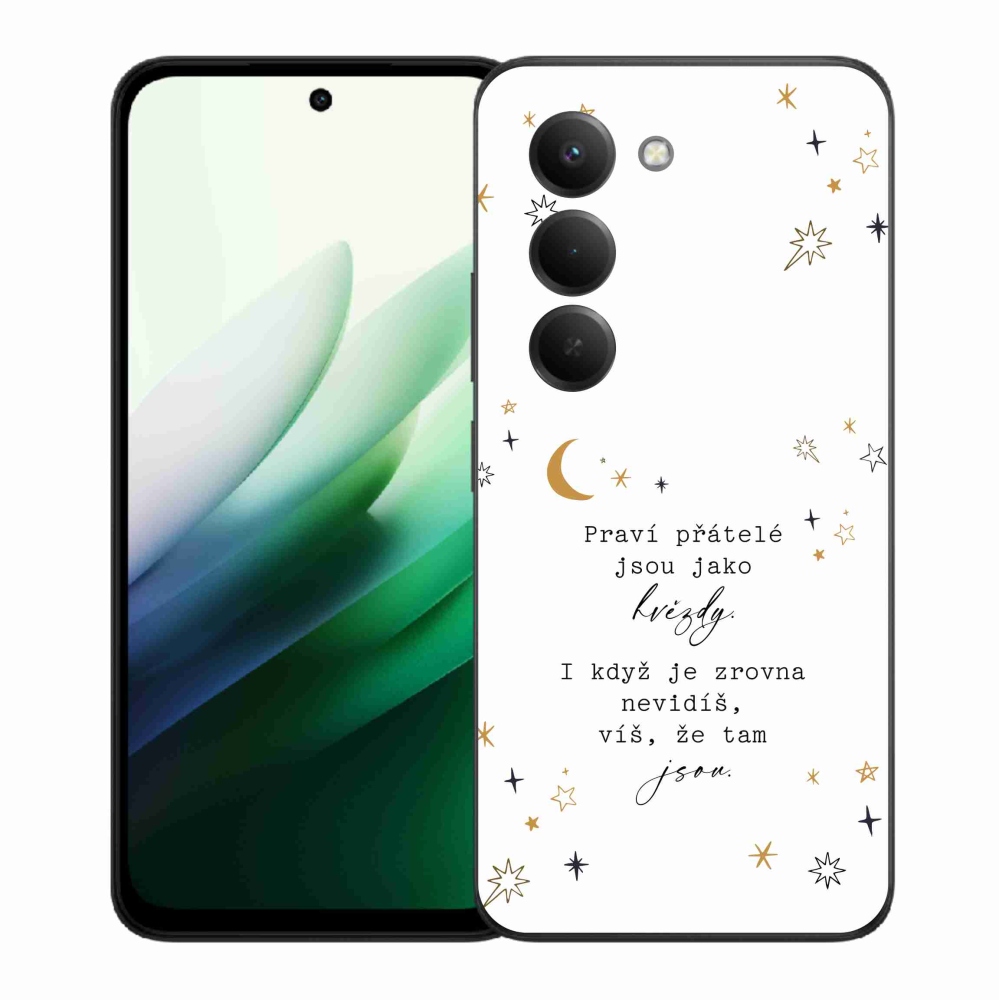 Gelový kryt mmCase na Xiaomi Redmi 15 5G (169mm) - citát 6 bílé pozadí
