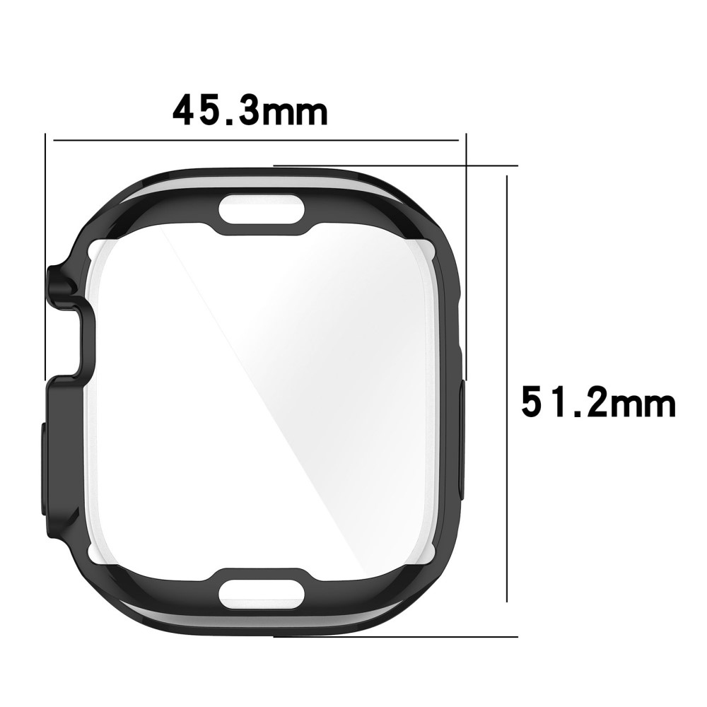 Soft nasazovací gelové ochranné pouzdro pro Apple Watch Ultra/Ultra 2 49 mm - černé