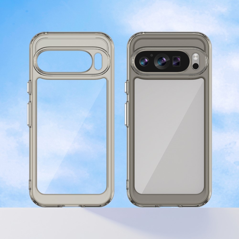 Gelový obal s pevnými zády na Google Pixel 9/9 Pro - šedý