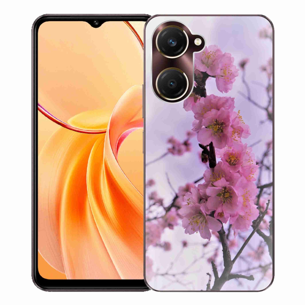 Gelový kryt mmCase na Vivo Y28s 5G - květiny 7