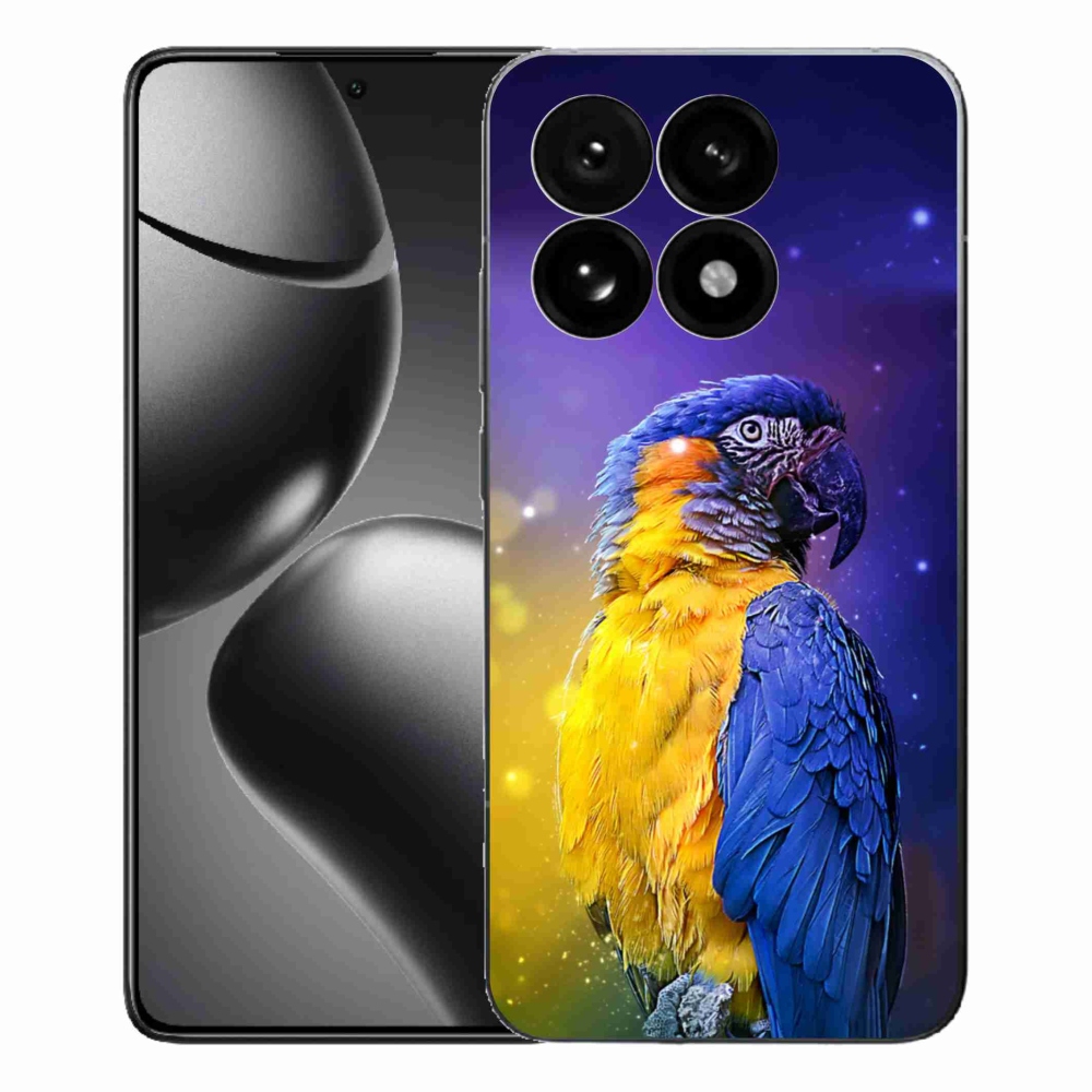 Gelový kryt mmCase na Xiaomi 15T - papoušek ara 1