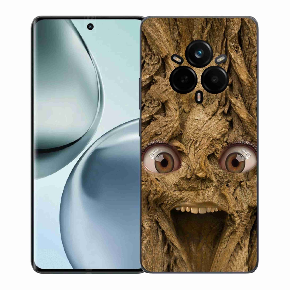 Gelový kryt mmCase na Realme 14 Pro 5G - veselý strom s očima