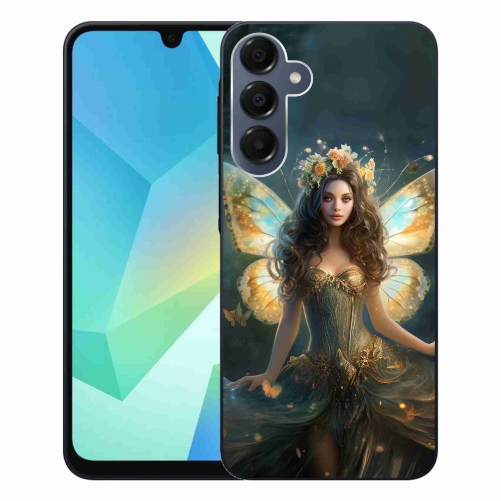 Gelový kryt mmCase na Samsung Galaxy A16 4G/5G - motýlí žena