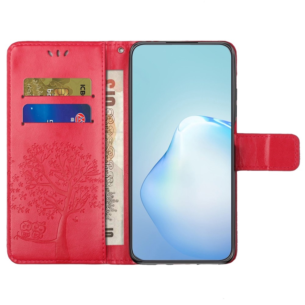 Tree knížkové pouzdro na Samsung Galaxy A16 4G/5G - červené