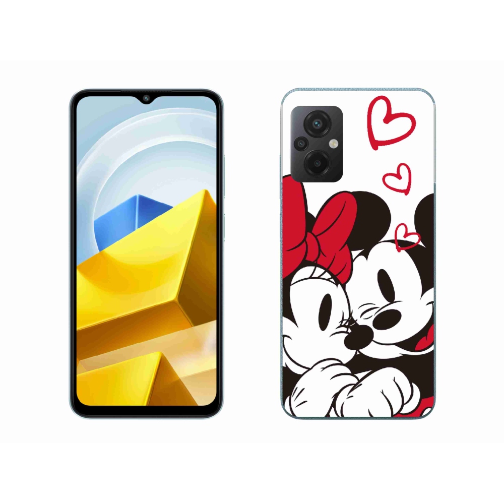 Gelový kryt mmCase na Xiaomi Poco M5 4G - minnie a mickey