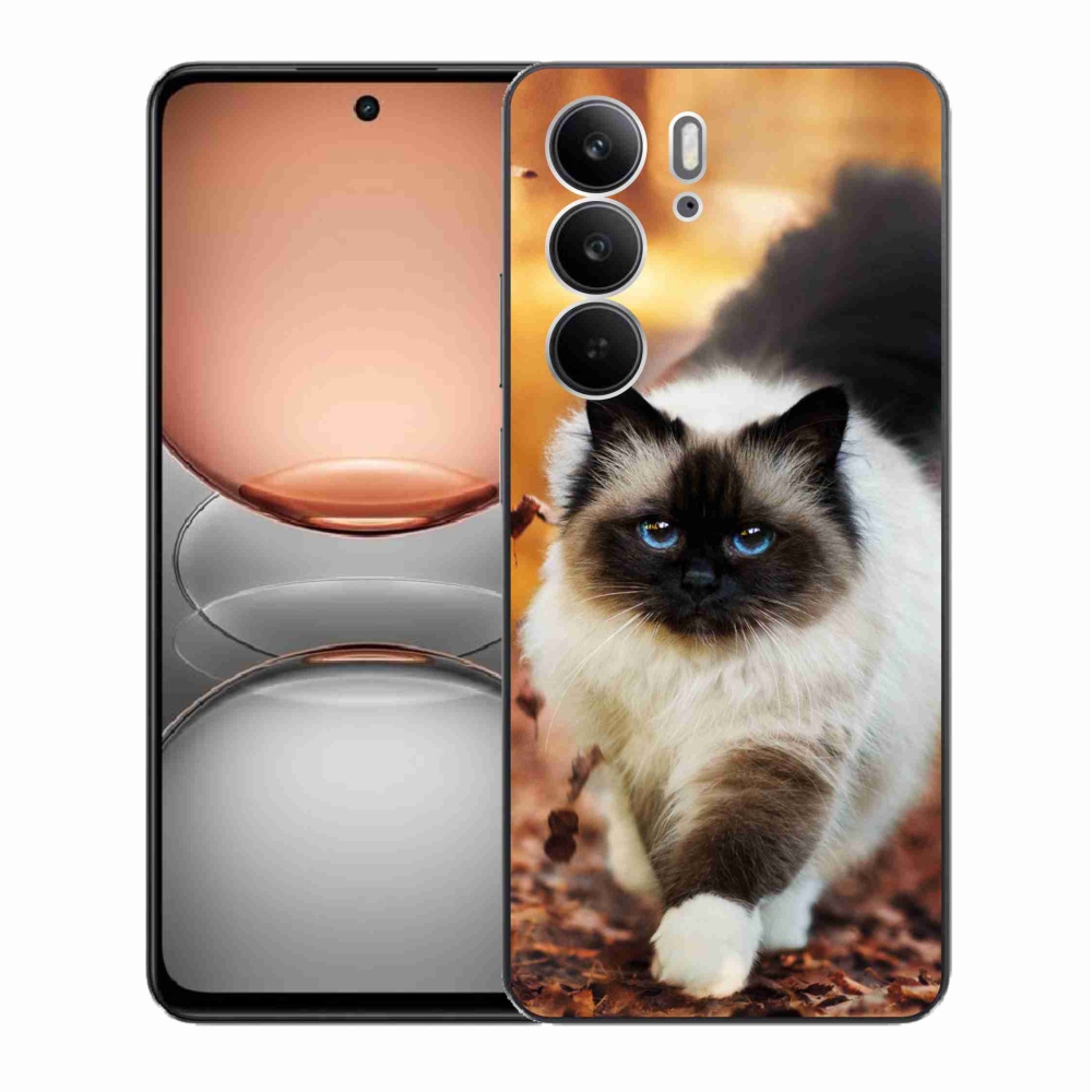 Gelový kryt mmCase na Realme C75 - kočka