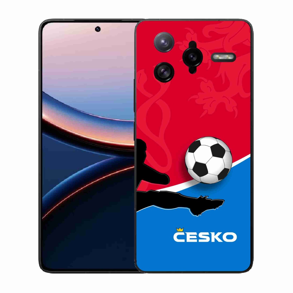 Gelový kryt mmCase na Xiaomi Poco F7 Ultra - fotbal Česko 2