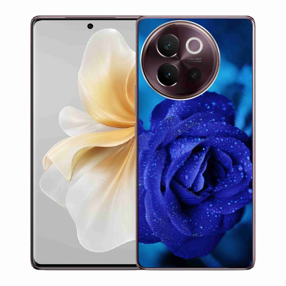 Gelový obal mmCase na Vivo V40 Lite 5G - modrá růže