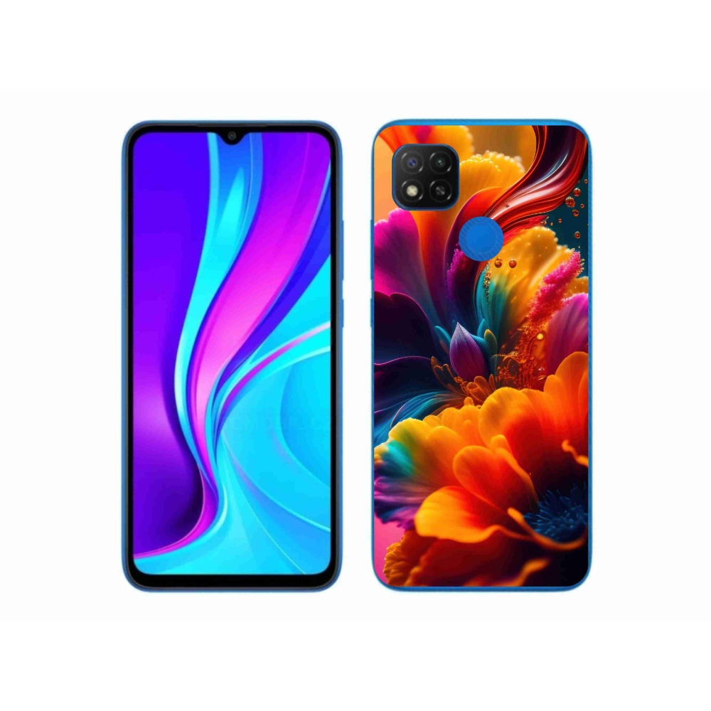 Gelový kryt mmCase na Xiaomi Redmi 9C - abstraktní motiv 2