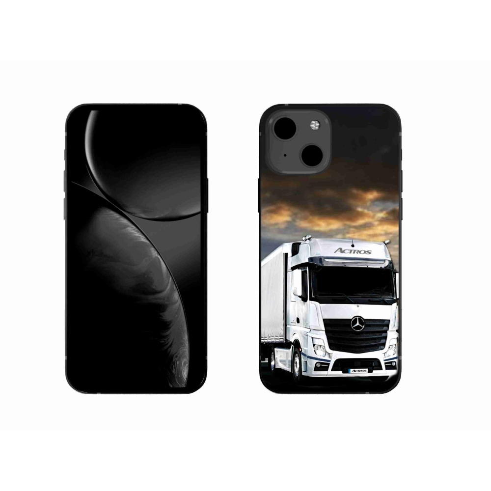 Gelový kryt mmCase na iPhone 13 - kamion