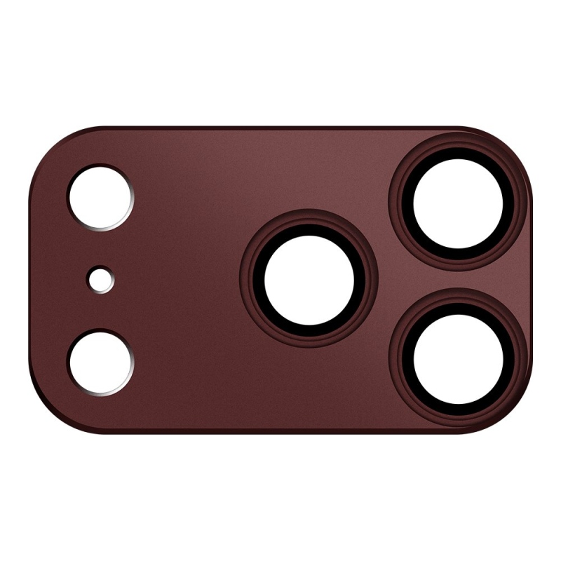 OBAL:ME Camera Island Ochrana Čoček pro Apple iPhone 18 Pro Dark Cherry